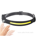 Silicone USB Rechargeable Sensor Headlamp